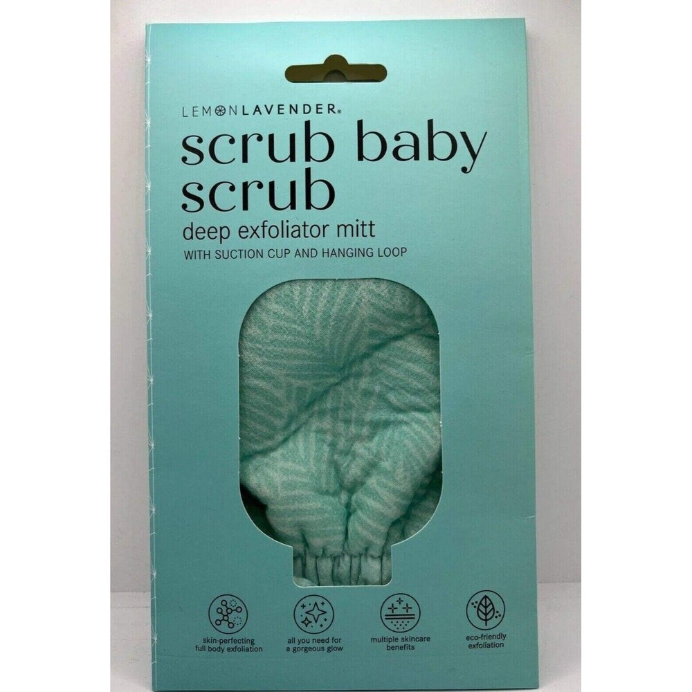Lemon Lavender Deep Exfoliator Mitt with Suction Cup